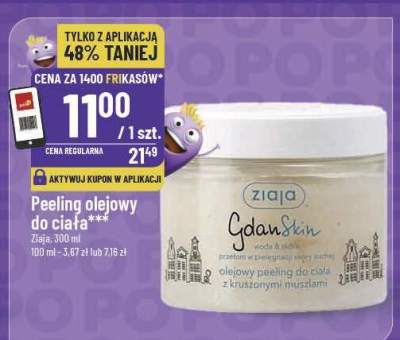 Peeling olejowy do ciała Ziaja promocja w POLOmarket
