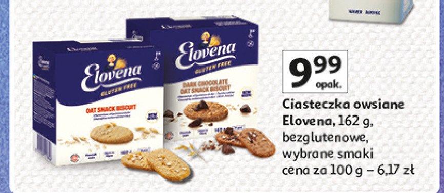 Ciasteczka owsiane Elovena promocja w Auchan