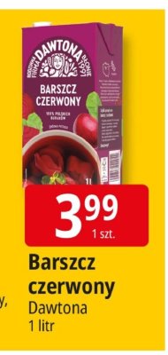 Barszcz czerwony Dawtona promocja w Leclerc