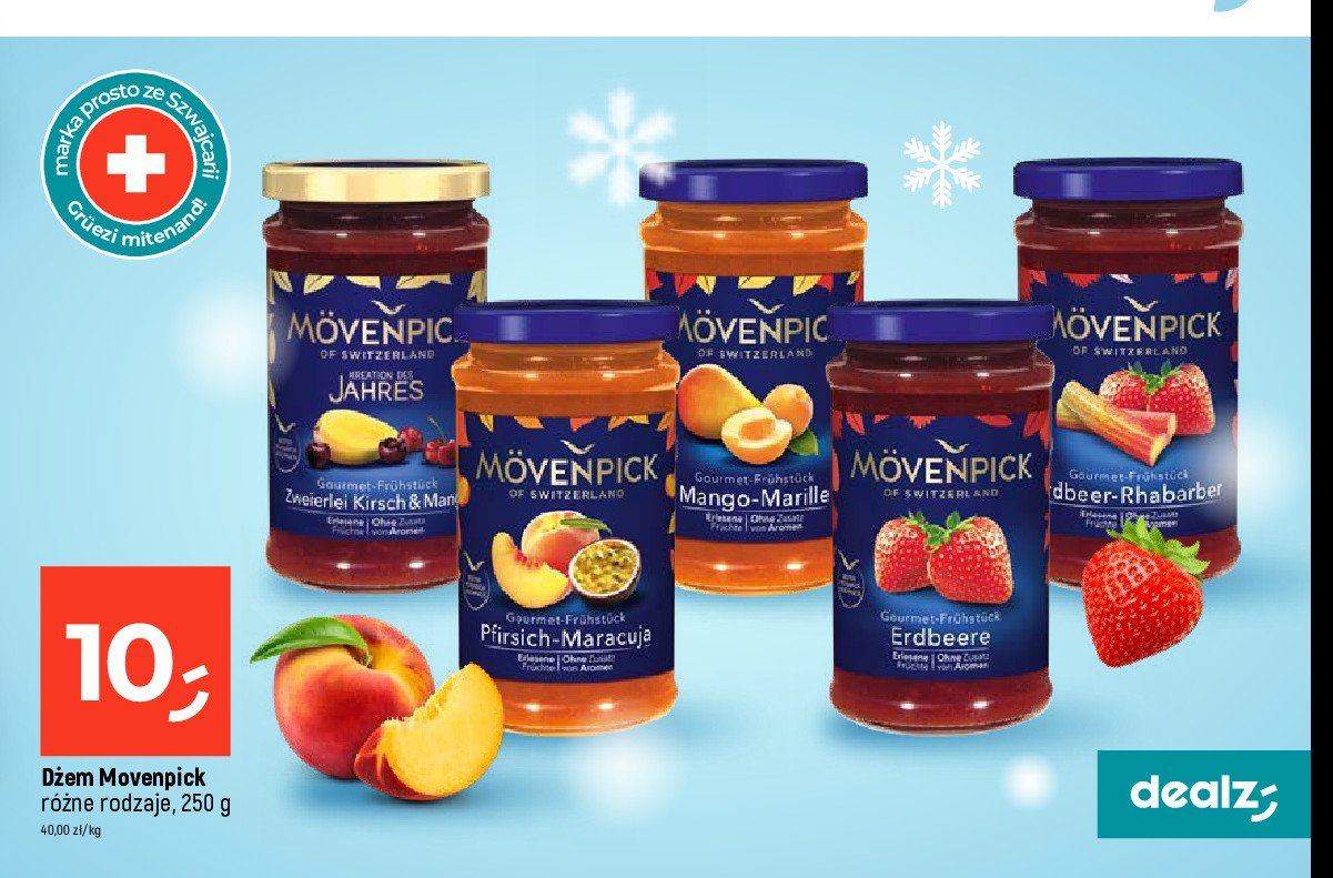 Dżem truskawkowy Movenpick promocja