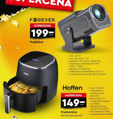 Frytownica beztłuszczowa Hoffen promocja w Biedronka
