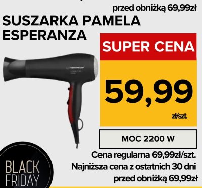 Suszarka Pamela Esperanza promocja w Supeco