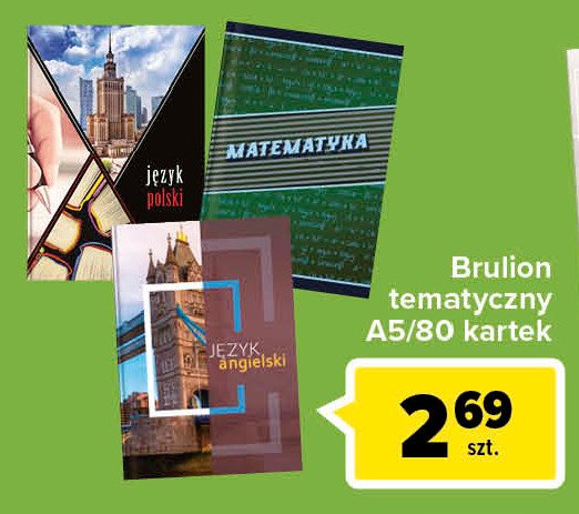Brulion a5 80 kartek język angielski promocja