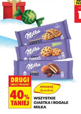 Wszystkie ciastka i rogale Milka promocja w Biedronka