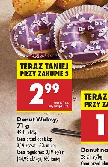 Donut waksy promocja