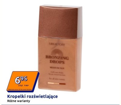 Kropelki rozświetlające Bronzing Drops Medium Tan promocja w Action