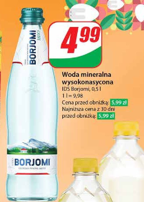 Woda gazowana Borjomi promocja w Dino