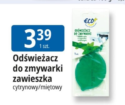 Odświeżacz do zmywarki zawieszka cytrynowy/miętowy Eco promocja w Leclerc
