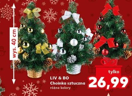 Choinka sztuczna 40 cm Liv & bo promocja