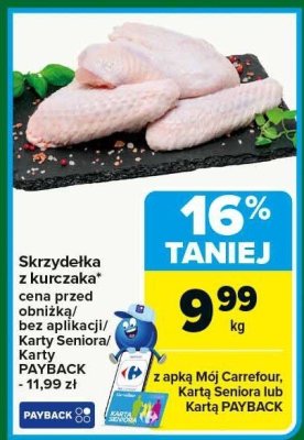 Skrzydełka z kurczaka promocja w Carrefour