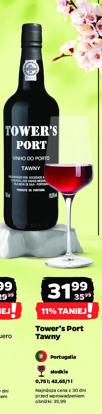 Wino Tower's port promocja w Netto