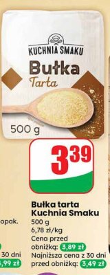 Bułka tarta Kuchnia Smaku promocja w Dino