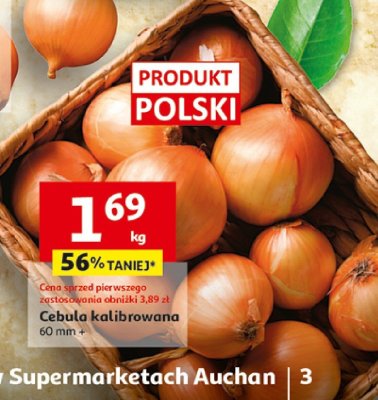 Cebula promocja w Auchan
