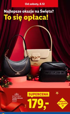 Torebka skórzana damska  promocja w Lidl