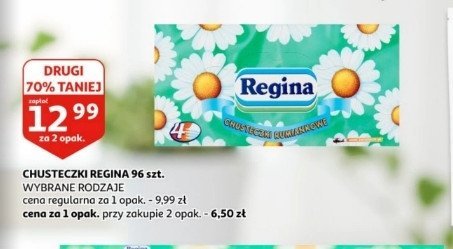 Chusteczki higieniczne rumiankowe Regina promocja