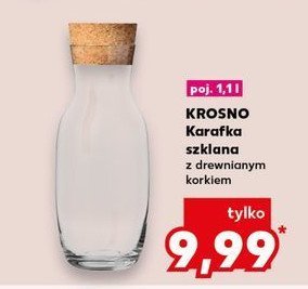 Karafka z korkiem 1.1 l Krosno s.a. promocja