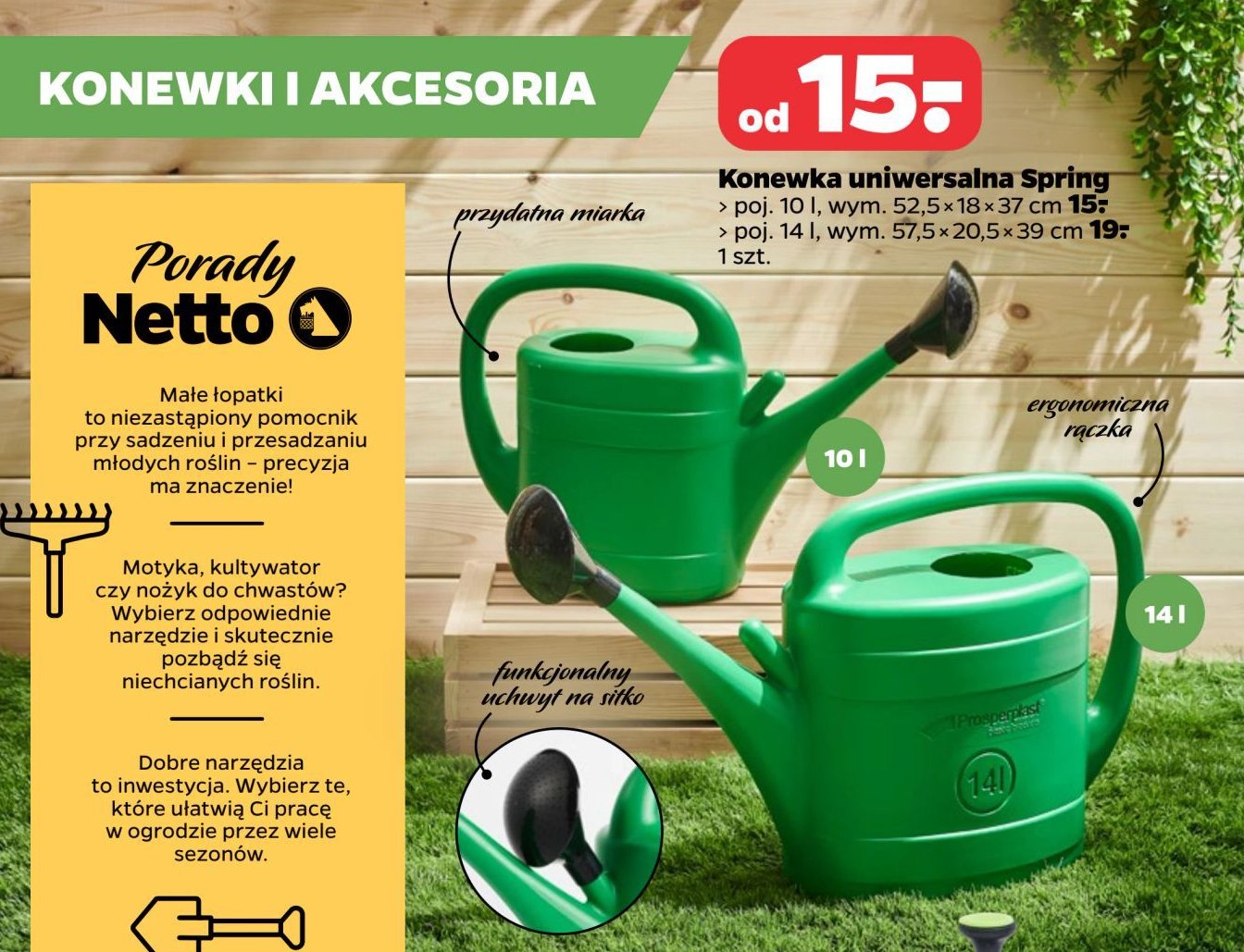 Konewka spring 10 l promocja