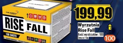 Wyrzutnia Rise Fall Ilość wystrzałów: 100 promocja w TOPAZ
