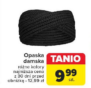 Opaska damska promocja w Carrefour