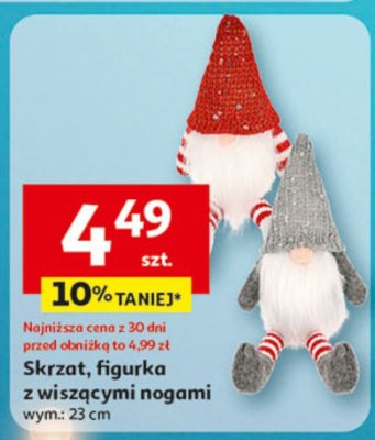 Skrzat, figurka z wiszącymi nogami promocja w Auchan