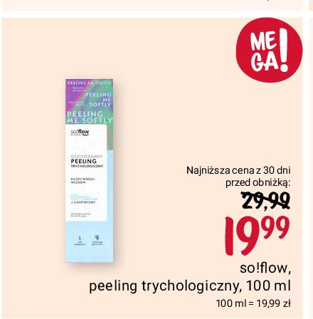 Peeling trychologiczny do skóry głowy SO!FLOW promocja