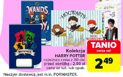 Blok techniczny harry potter promocja