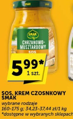 Sos chrzanowo-musztardowy Smak promocja w Euro Sklep