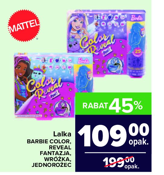 Jednoro偶ec barbe - magia 艣wi膮t Mattel promocja
