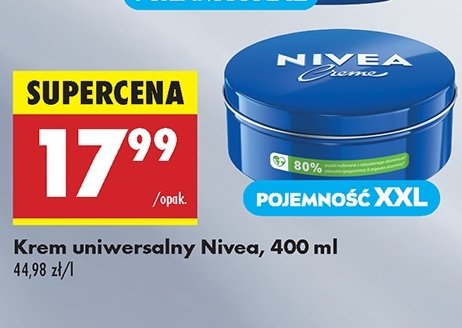 Krem do twarzy i ciała Nivea promocja w Biedronka