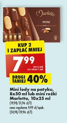 Lody mini Marletto promocja