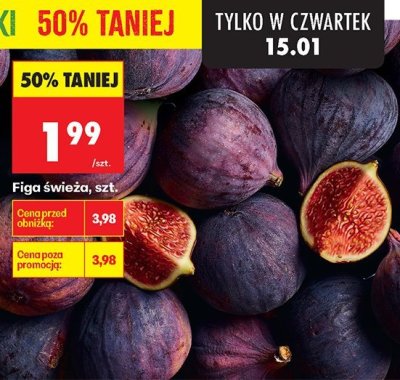Figa świeża 1 szt. promocja w Biedronka