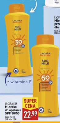 Mleczko do opalania spf 30 Lacura sun promocja