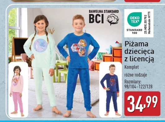 Piżama dziewczęca 98/104-122/128 promocja