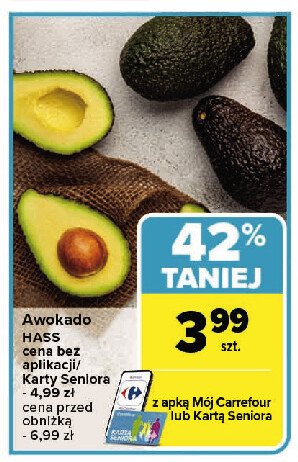Awokado hass promocja w Carrefour Market