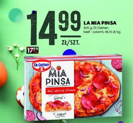 Pinsa z salami Dr. oetker promocja