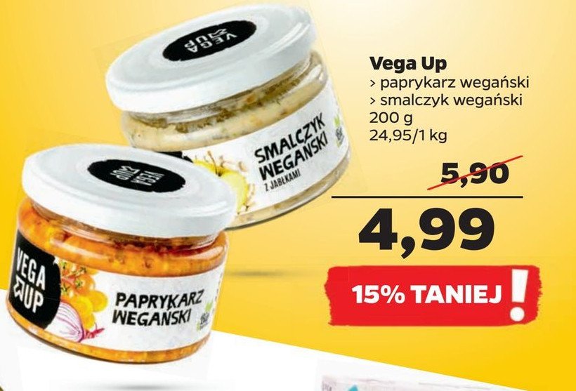 Paprykarz wegański Vega up promocja