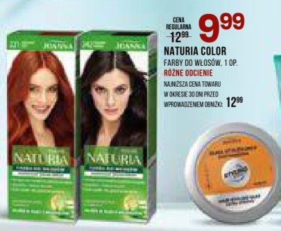 Farba do włosów NATURIA Color promocja w Drogerie Natura