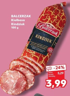 Kiełbasa Kindziuk promocja w Kaufland