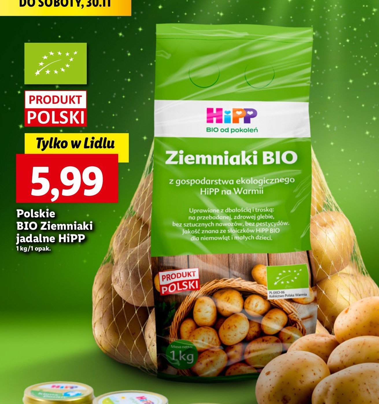 Ziemniaki bio Hipp bio promocja