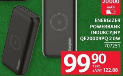Powerbank Energizer indukcyjny QE20000PQ 2.0W 20000 mAh promocja w Selgros
