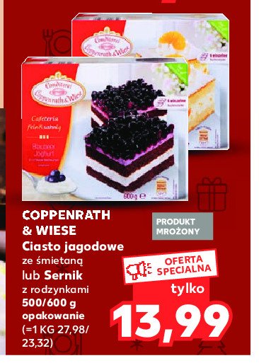 Ciasto jagodowe Coppenrath & wiese promocja