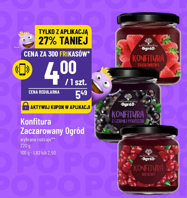 Konfitura wi艣niowa Zaczarowany ogr贸d promocja