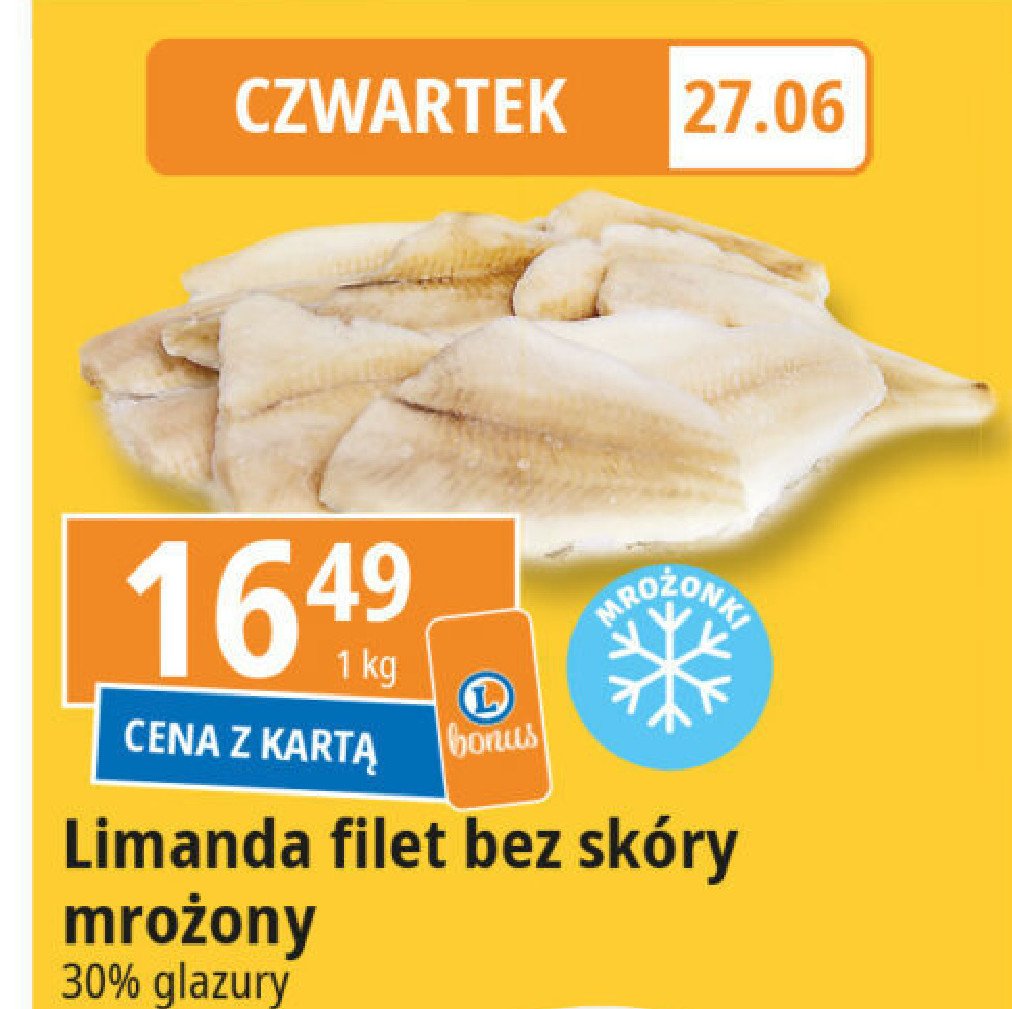 Limanda filet mrożony promocja