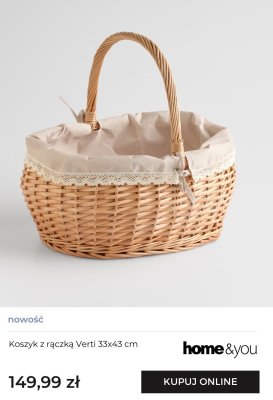Koszyk z rączką Verti 33x43 cm promocja w home&you