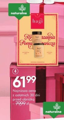 Świeca HAGI KORZENNA POMARAŃCZA świeca 215 ml + sól do kąpieli 480 g promocja w Super-Pharm