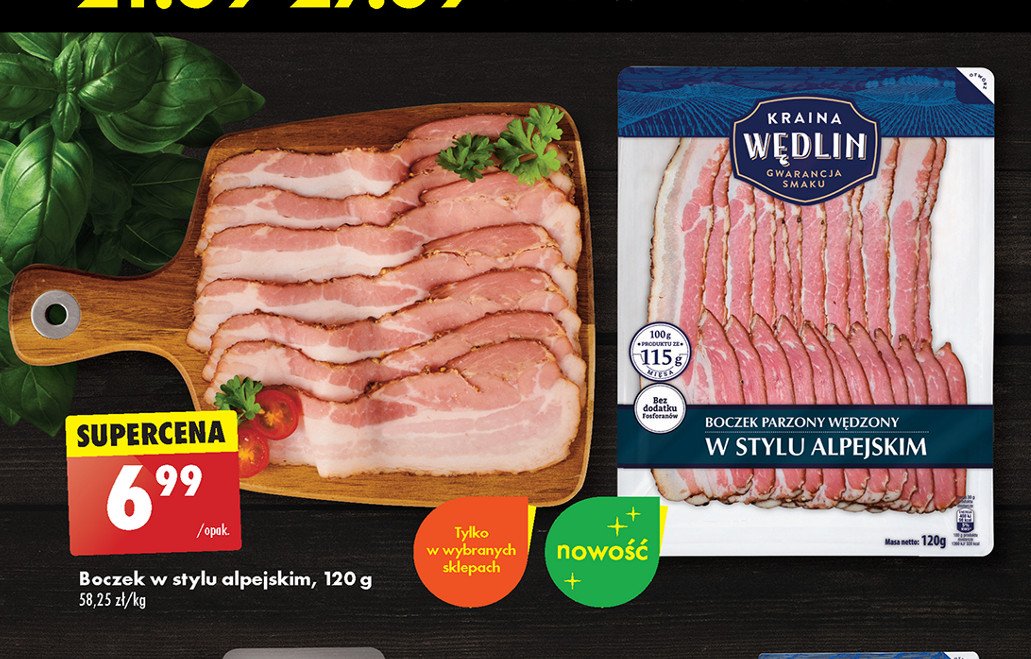 Boczek w stylu alpejskim Kraina wędlin promocja