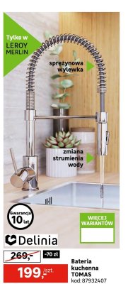 Bateria kuchenna TOMAS Delinia promocja w Leroy Merlin
