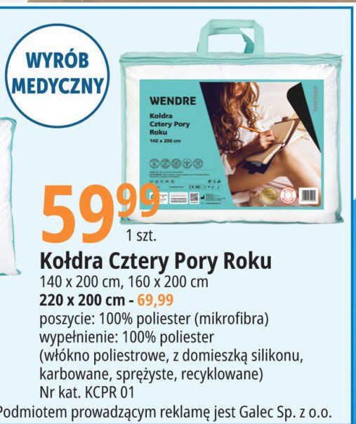 Ko艂dra cztery pory roku 160 x 200 cm Wendre promocja