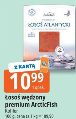 Łosoś wędzony premium ArcticFish Kohler promocja w Leclerc
