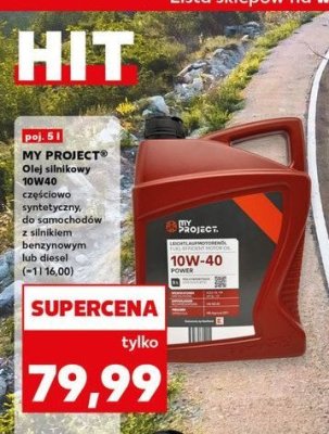 Olej silnikowy 10w/40 K-classic myproject promocja